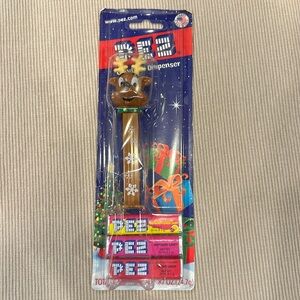 Unopened Christmas Reindeer Pez Dispenser